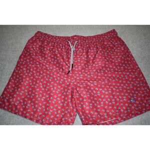 Onward Reserve Swimming Trunks Shorts‎ Mens Size 2XL Pink Crab Design 6" Inseam